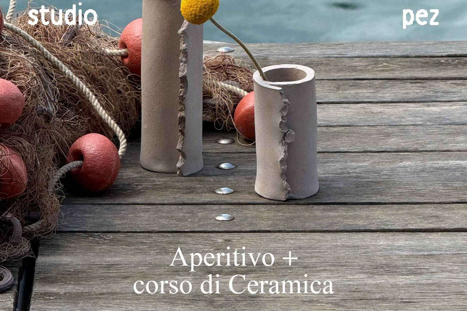 Curso de cerâmica em Santa Margherita Ligure e aperitivo