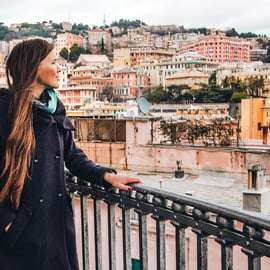 Genua: Geführte Panoramatour mit Standseilbahn und Snack