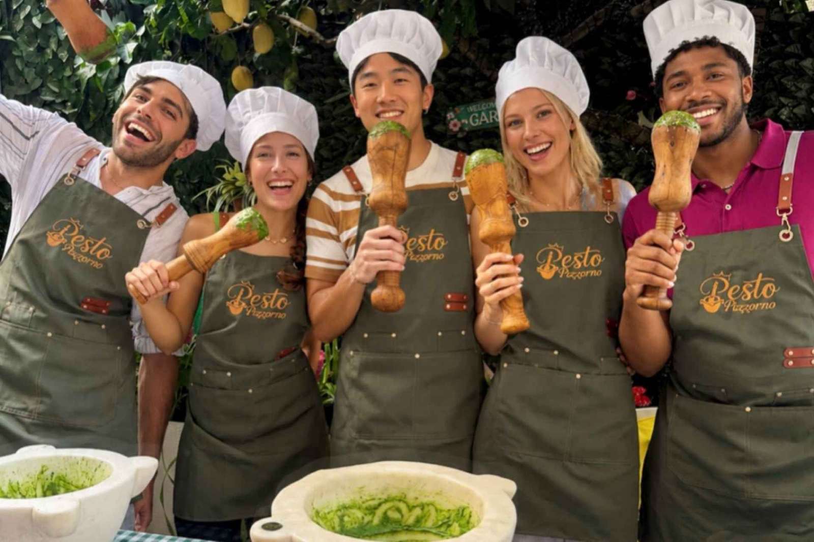 Pesto Class in Genoa with a World Champion and Ligurian Menu