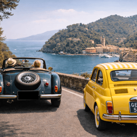 De Génova | Viagem de 1 dia a Portofino num carro clássico
