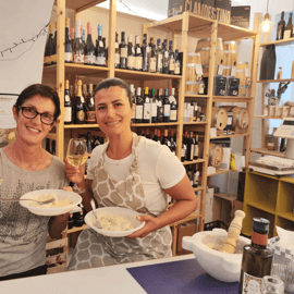 Walnut Pesto Class in Genoa with Marble Mortar and Wine