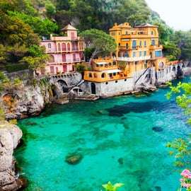 Privat tur till Portofino från Genua med Castello Brown