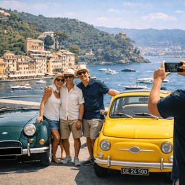 De Génova | Viagem de 1 dia a Portofino num carro clássico