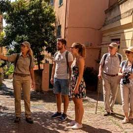 Excursão ao Castelletto com jardins e cachoeira em Gênova