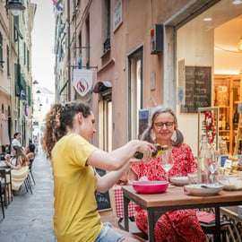 Vinprovning i Genua med sällsynta liguriska viner