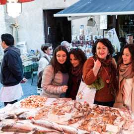Genua: Targ i lekcja gotowania w lokalnym domu