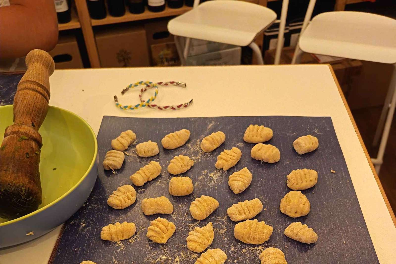 Aula de nhoque e pesto em Gênova, com brunch e vinhos