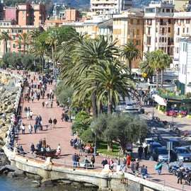 Rundvandring i Rapallo: slottet, arkaderna och viken